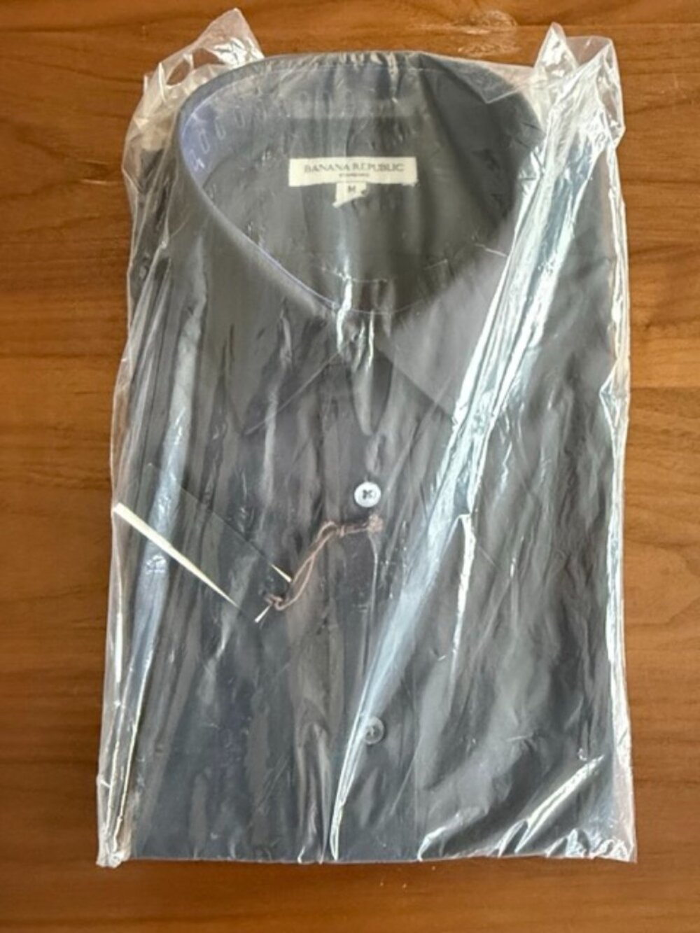 Banana Republic - Standard-Fit Wrinkle-Resistant Dress Shirt - Black - NWT